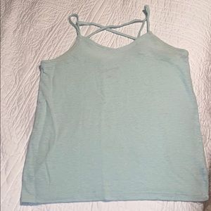 Mint colored tank top